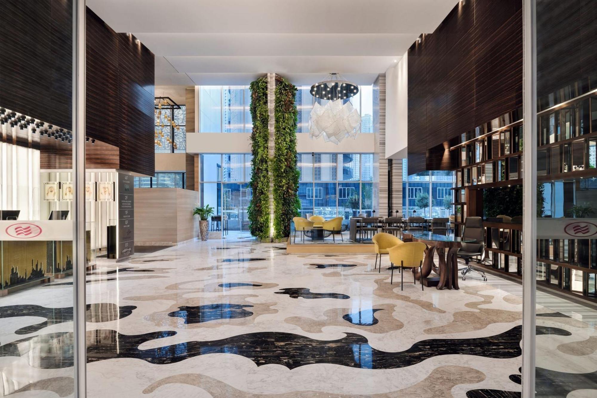 Hotel Crowne Plaza Dubai Marina By Ihg Esterno foto Lobby